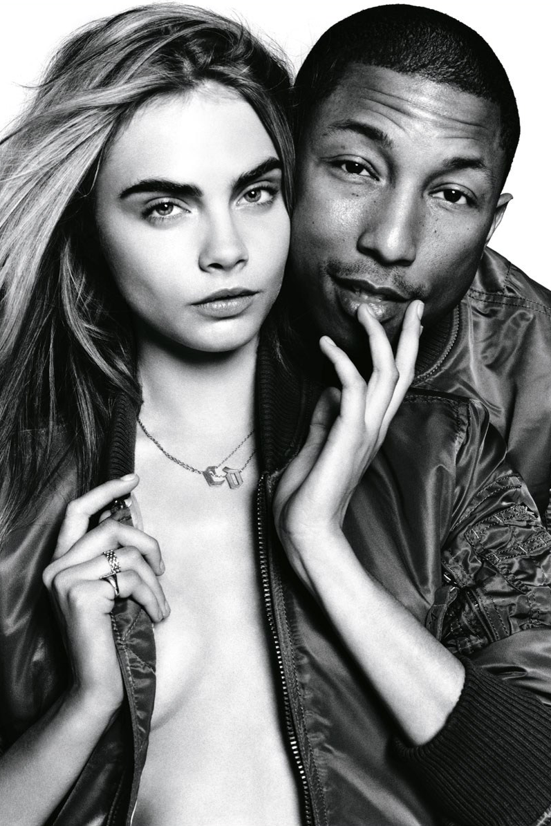 z-1nc:  univate:  n-ulo:  Cara and pharell. Omg the perfect combination  reblogging