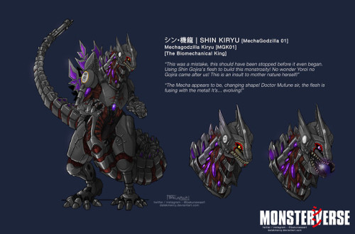 shinmonsterverse:シン•機龍 | SHIN KIRYUMechagodzilla Kiryu [MGK01][The Biomechanical King]Full Prof