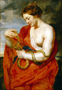 autotone:  Hygeia (1615) by Peter Paul Rubens