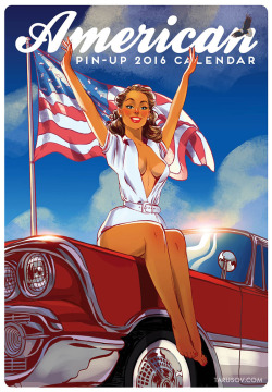 pinuparena:  New Pin-up calendar by Andrew
