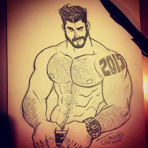 bigwatchboiz: Bit late, but today’s warm-up is to wish you all a very Happy New Year! xxx