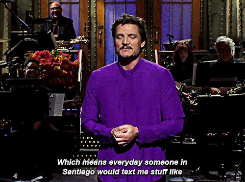 PEDRO PASCAL Saturday Night Live