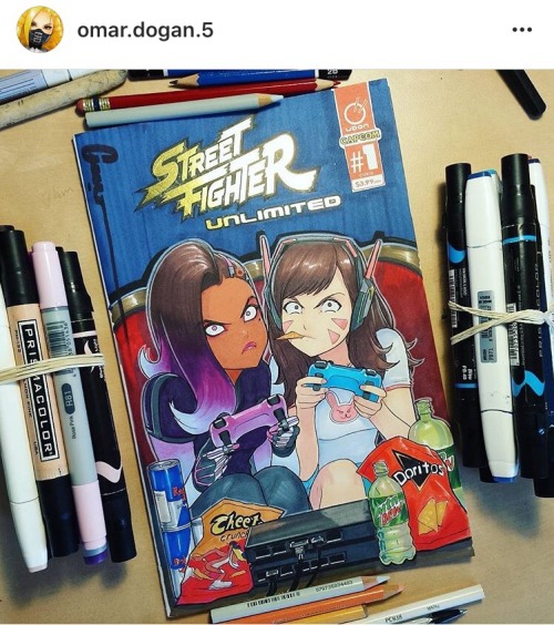 the-cavalryshere: MLG Sombra and Gremlin D.Va by Omar Dogan (omar.dogan.5 on Instagram)