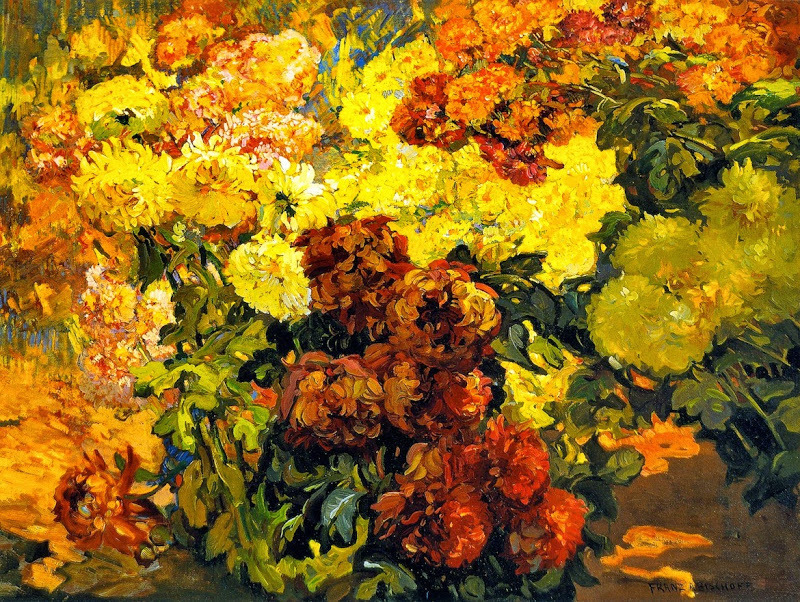 oldpaintings:
“Peonies and Mums by Franz Arthur Bischoff (American, 1864–1929)
”