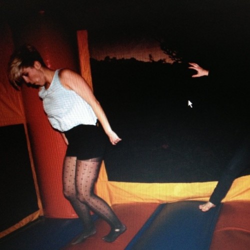 Happy birthday to my bounce house babe @kaffykins! featuring my a ghost cursor and my creepy hand an