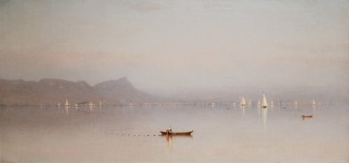 Sanford Robinson Gifford - Morning in the Hudson, Haverstraw Bay (1866)