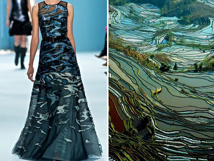 because-b:    Fashion &amp; Nature: Russian Artist Compares Famous Designers’