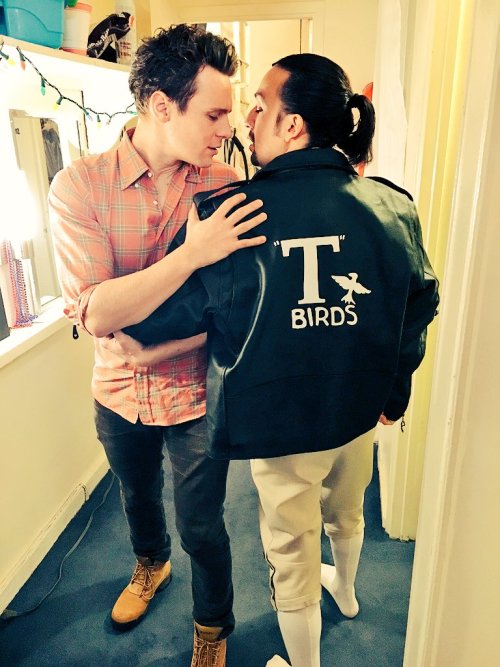 jgroffdaily:@Lin_Manuel: Tell me about it, stud. @GoGrease. #tbird #pinkgroffsauce