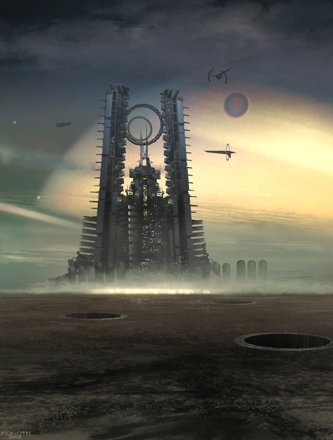 cinemagorgeous:  Creative sci-fi art by artist Roberto Robert.