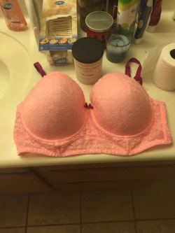 My new bra and soy based candle to use !!! So excited!!!!!!