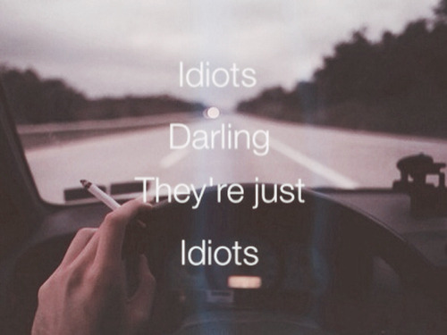 a3ila:  Idiots Darling. Just idiots on We Heart It.