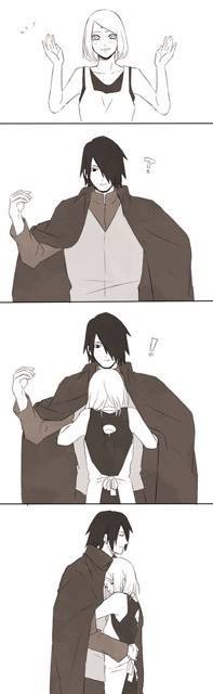 sasukesredemption:  Welcome home hugs(All artwork belongs to respective artist)