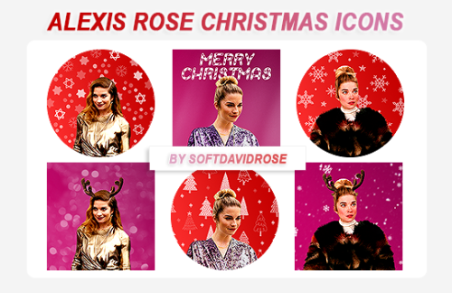 softdavidrose:60 alexis rose christmas / holiday icons, requested by @brooksdavis​ &lt;3 please 