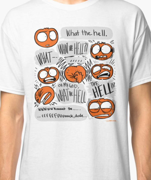 LIKE 9 PEOPLE READ MY WEBCOMIC BUT IM STILL MAKING HORRIBLE SHIRTS FOR IT