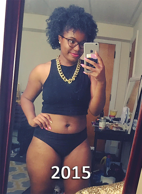 aimeazing:  2015: Year of the Glo Up.  Happy Blackout Day! 😌 