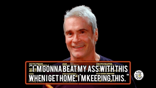 dad-goth: Punk icon Henry Rollins makes a strange discovery about himself (2017, colorized)