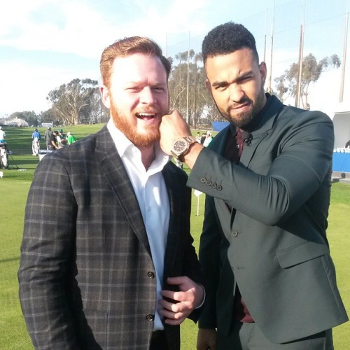 its-kempanna:Matt at the Torrey Pines Golf Course Donating