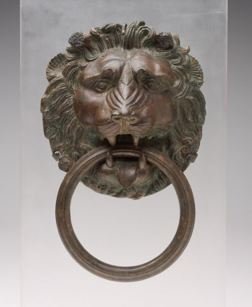 ancientanimalart: Lion’s-head handle Roman2nd century-3rd century CE RISD Museum