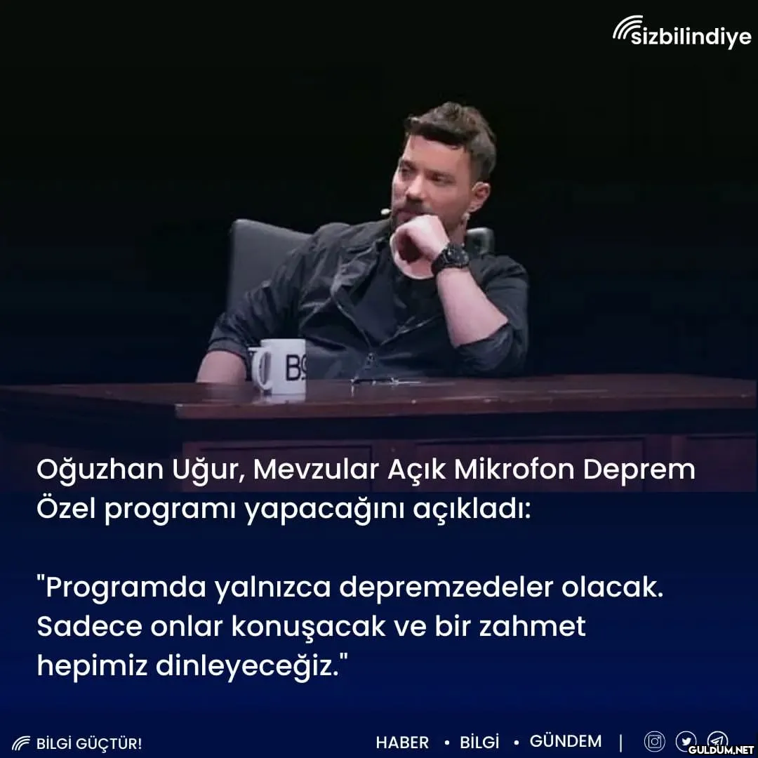 Oğuzhan Uğur, Mevzular...