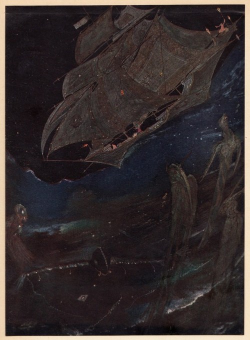 Harry Clarke, Illustration for edition of Edgar Allan Poe’s Tales of Mystery and Imagination (public