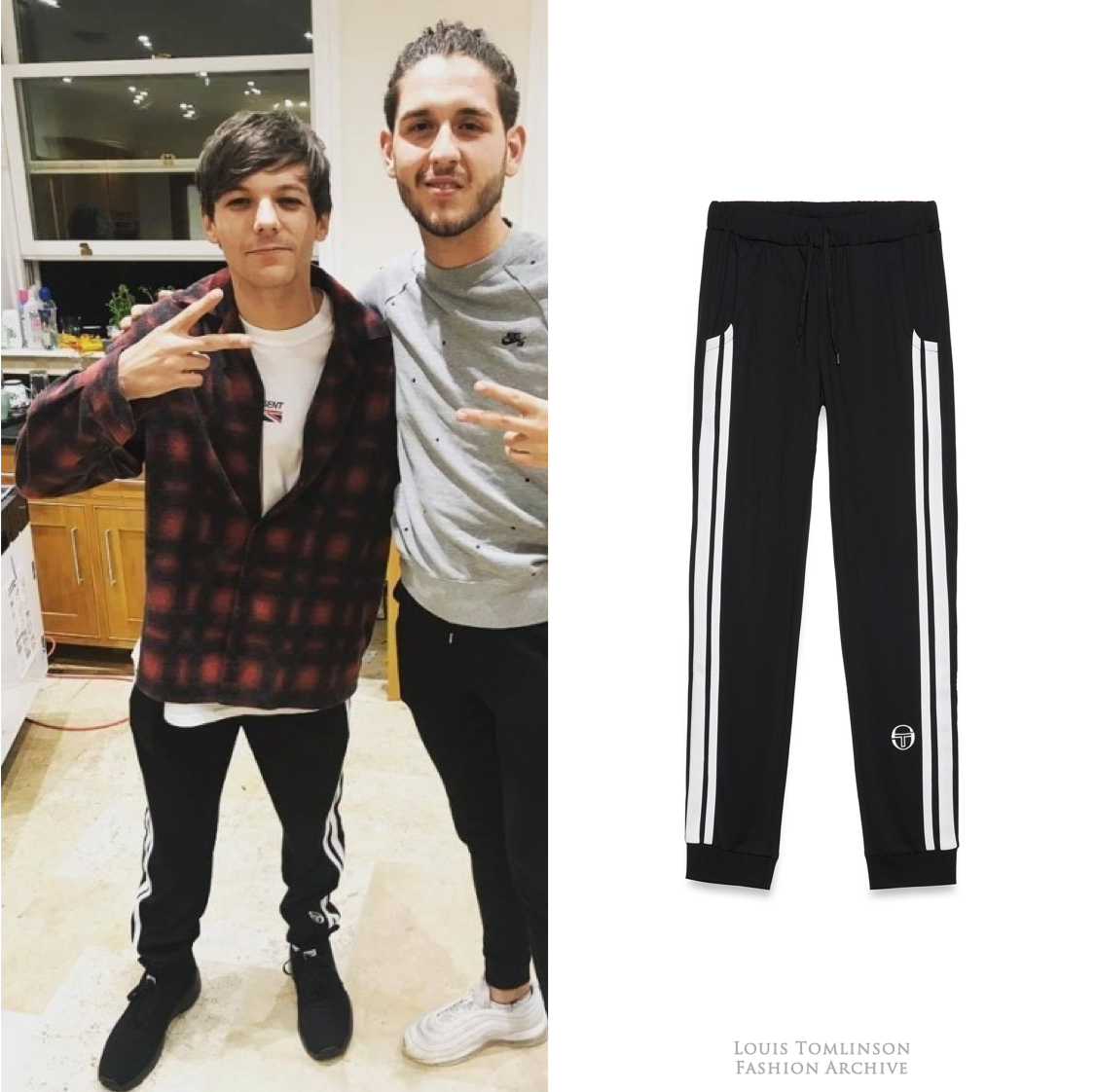 louis tomlinson adidas pants