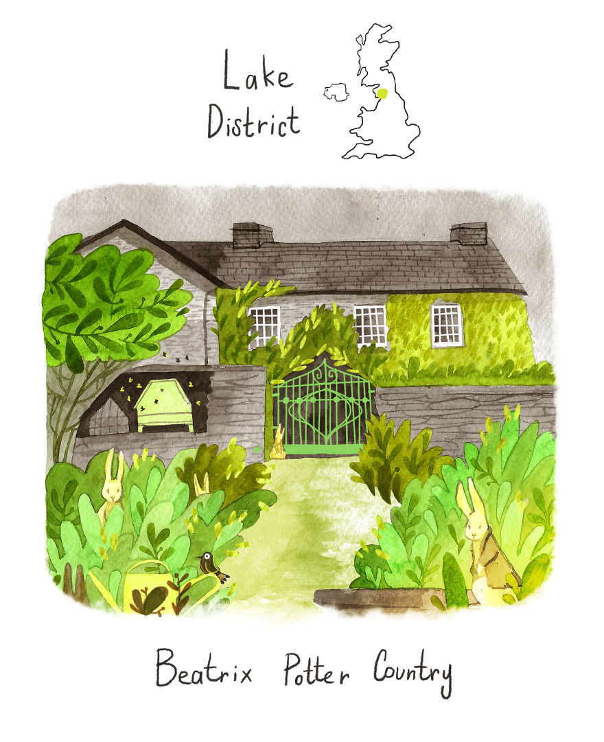 myend-ismybeginning: Iconic Literary Locations in the UK  