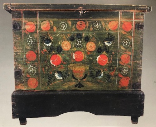 vintage-ukraine:Traditional Ukrainian painted chests “Skrynya”XIX - early XX century