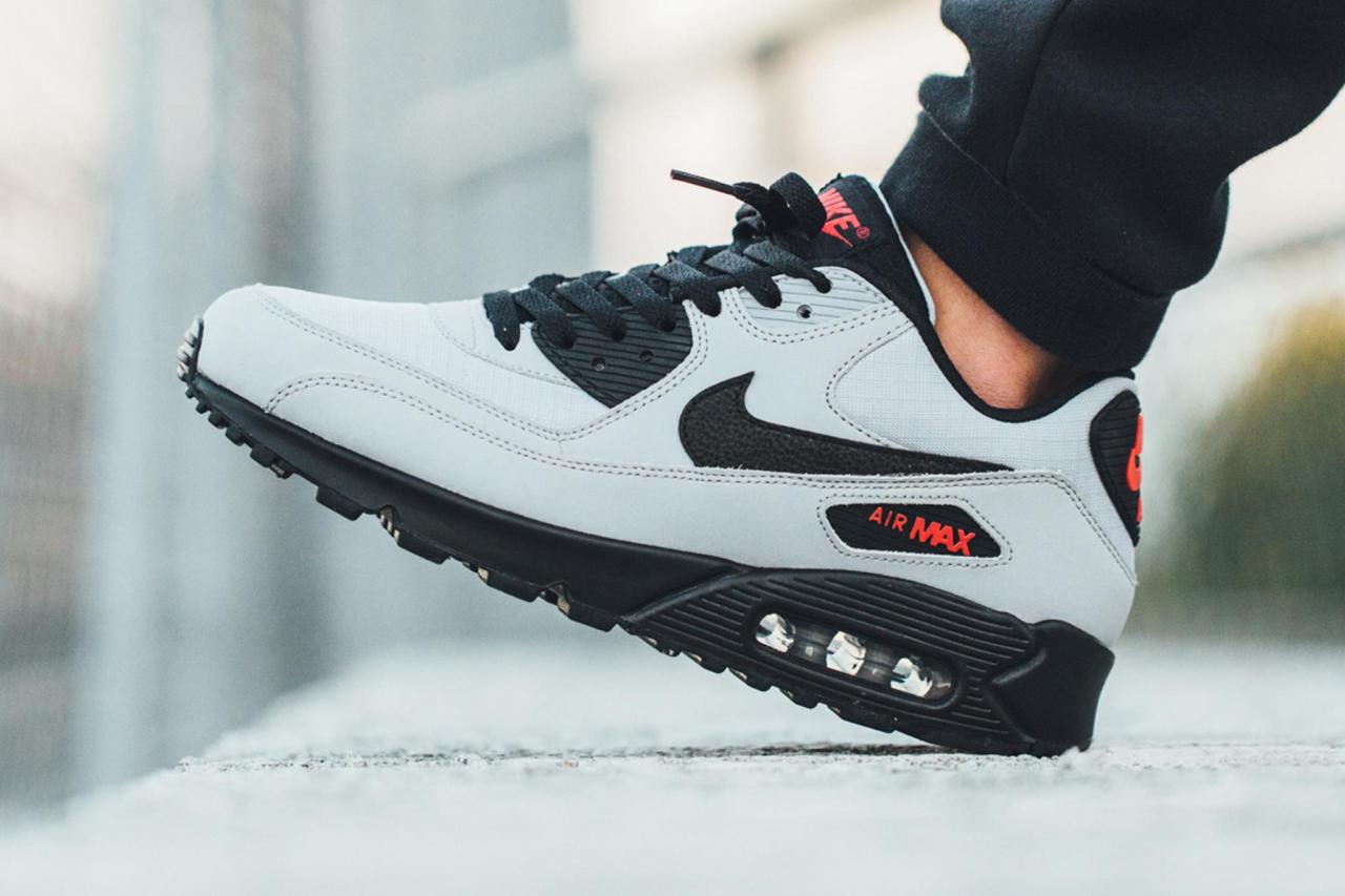 Nike Air Max 90 Essential - Wolf Grey/Black (by... – Sweetsoles ...