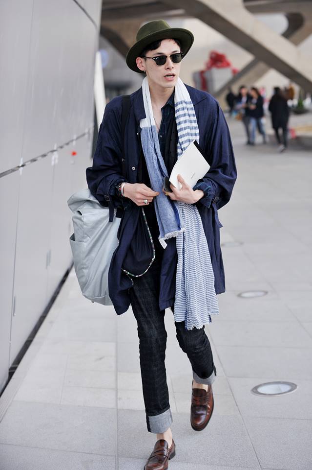 koreanmodel:  Streetstyle: Kim Wonjung shot by Choi Seungjum at Seoul Fashion Week