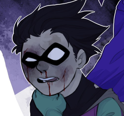 knightlystride:i rewatched teen titans so i drew somethin for my favourite episodehaunted