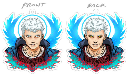 Damn you, Capcom… I’m back in. Lovin’ DMC5 *_*Charms and buttons up for preorder at my shop.