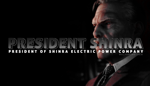 wolfamongthem:FINAL FANTASY VII REMAKE | Shinra Electric Power Company’s Leaders