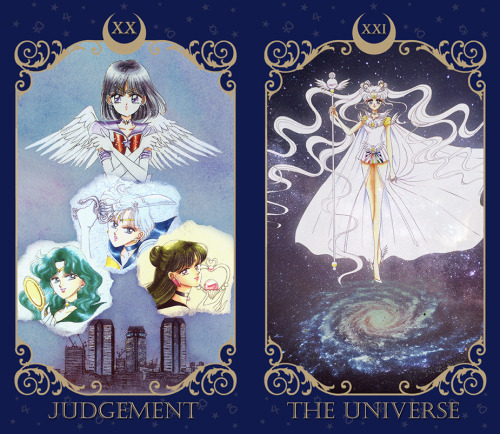 Sailor Moon Tarot - Major Arcana -Here they all are in one post to make things easier to find
