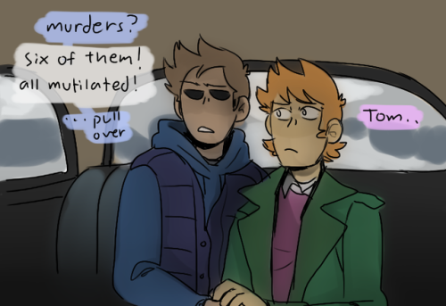 terrifyers: anon wanted more of my “monster in london” au and well… of course i had to redraw some s