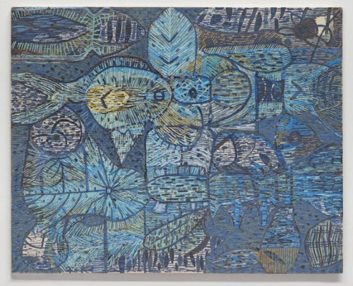 boudhabar:lee mullican, water worship 1948