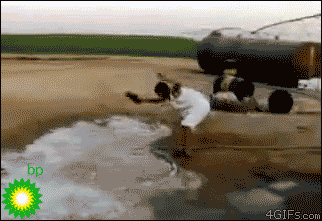 4gifs:British Petroleum handling its oil spills