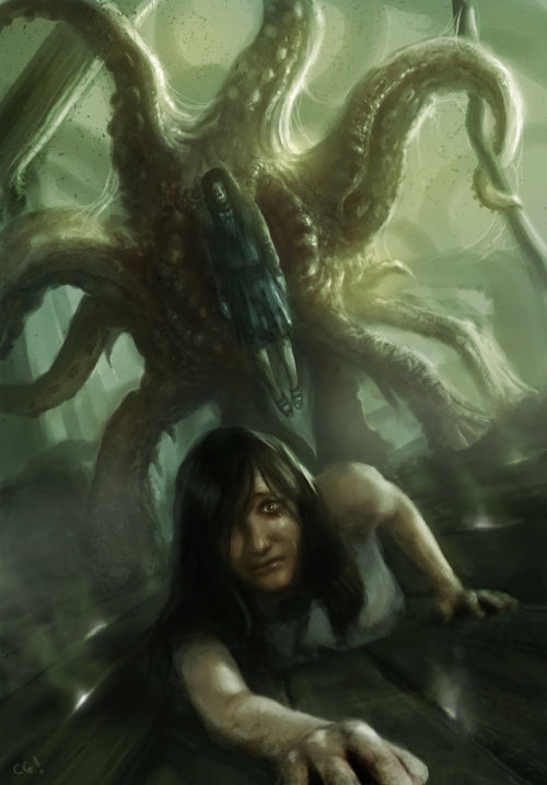fhtagn-and-tentacles: HORROR by Christian “Kredepops” Guldager