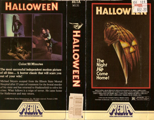 brundleflyforawhiteguy:Halloween Series on VHS