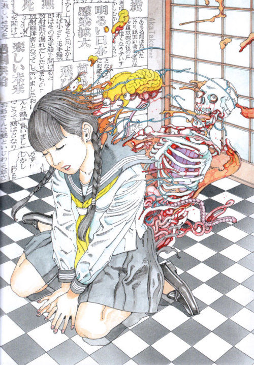  “Skeleton” by Shintaro Kago is printed in his ARTBOOK 2nd edition. Hardcover, 152 pages