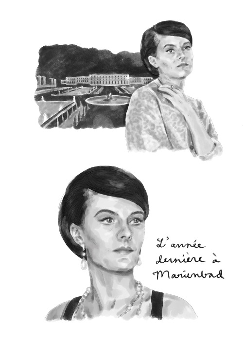 Favorite Delphine Seyrig CharactersA in L'Année dernière à Marienbad (1961)La fée in Peau d'âne (197