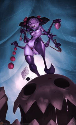 atrylplus:  Muffet ————————————-If you like my art, consider supporting me on patreon, every bit is highly appreciated, thank you! &lt;3   @slbtumblng atop her tuffet~ ;p