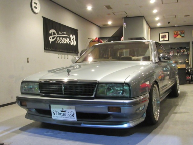Y31 Nissan Cima. Wheels are BBS RS. Motor is a VG30DET