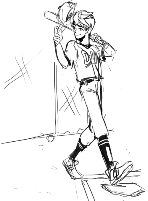 rustboro:  thanks to oofuri i no longer need reference when drawing literally anything baseball related