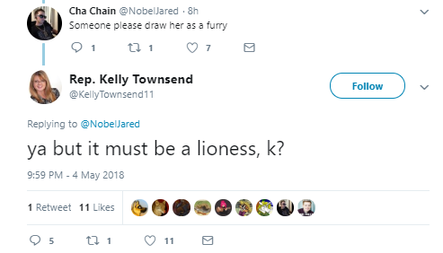 GOP Rep from Arizona asks about furries on Twitter; becomes one hours later thanks to Brony artist