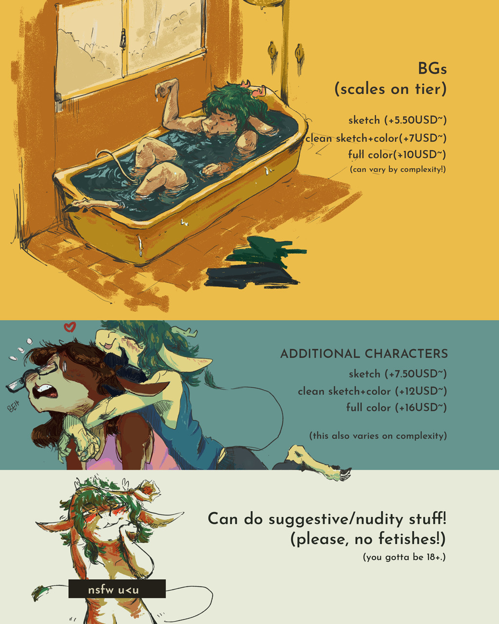 phiaili:  phiaili:  Hello! It’s phi, with a new commission sheet!It took me a while