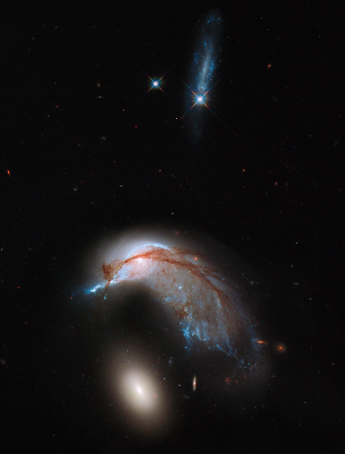 Hubble image of Arp 142 js