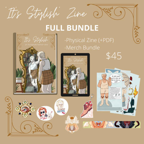 itsstylishzine:PREORDERS OPENPreorders for our Good Omens Aziraphale-centric fashion zine, &lsq
