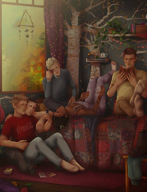 Honestly couldn´t decide which version I liked better but I´ve been staring at this for 