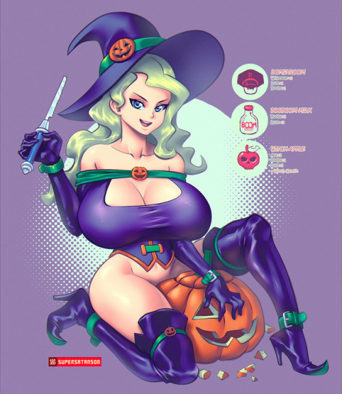 supersatansister:  Spooky! Diana Cavendish carving a classic pumpkin for halloween. Can you help her with some carving of your own? ;) By the way! I just launched new Reward Tiers on Patreon. Take a look, and please consider supporting the campaign for