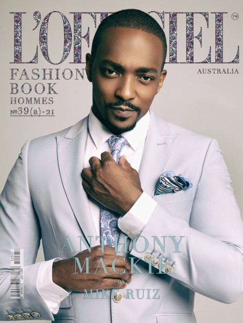 anthonymackienet:Anthony Mackie for L’officiel fashion book, Australia